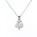 Collier Shangjie OEM 2021 Halloween Lotus Collier Lumineux Bijoux Collier en argent Collier Fleur